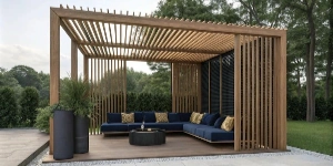 Custom Pergola Furniture