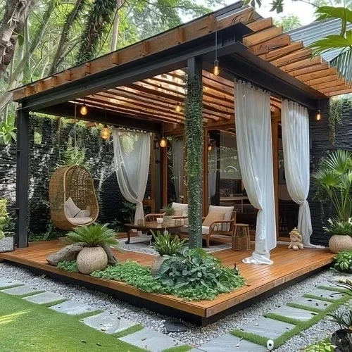 Outdoor spaceBackyard gazebo
