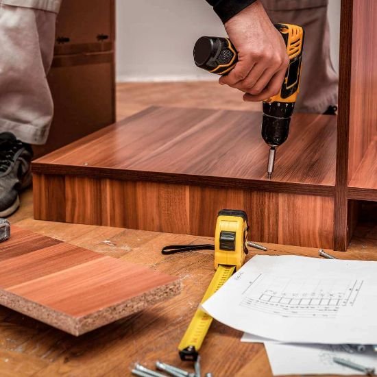 Skilled Carpenter at Work