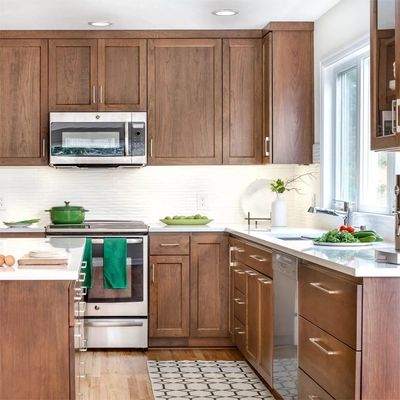 Solid Wood Kitchen Cabinet