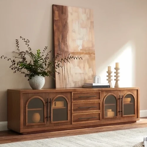 TV Stand with 3 Drawers & Storage