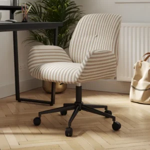 Ginny Linford Stripe Swivel Office Chair