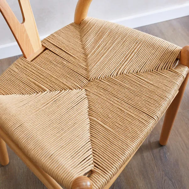 Lara Wishbone Beech Wood Dining Chair