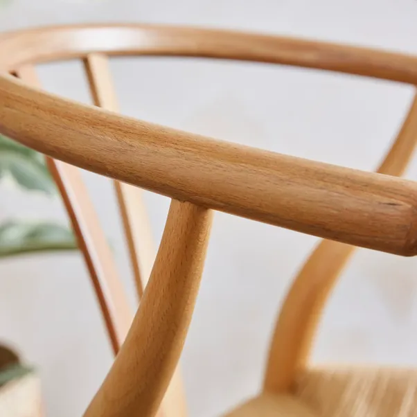 Lara Wishbone Beech Wood Dining Chair