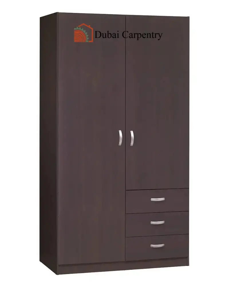 2 Door + 3 Drawer Wardrobe