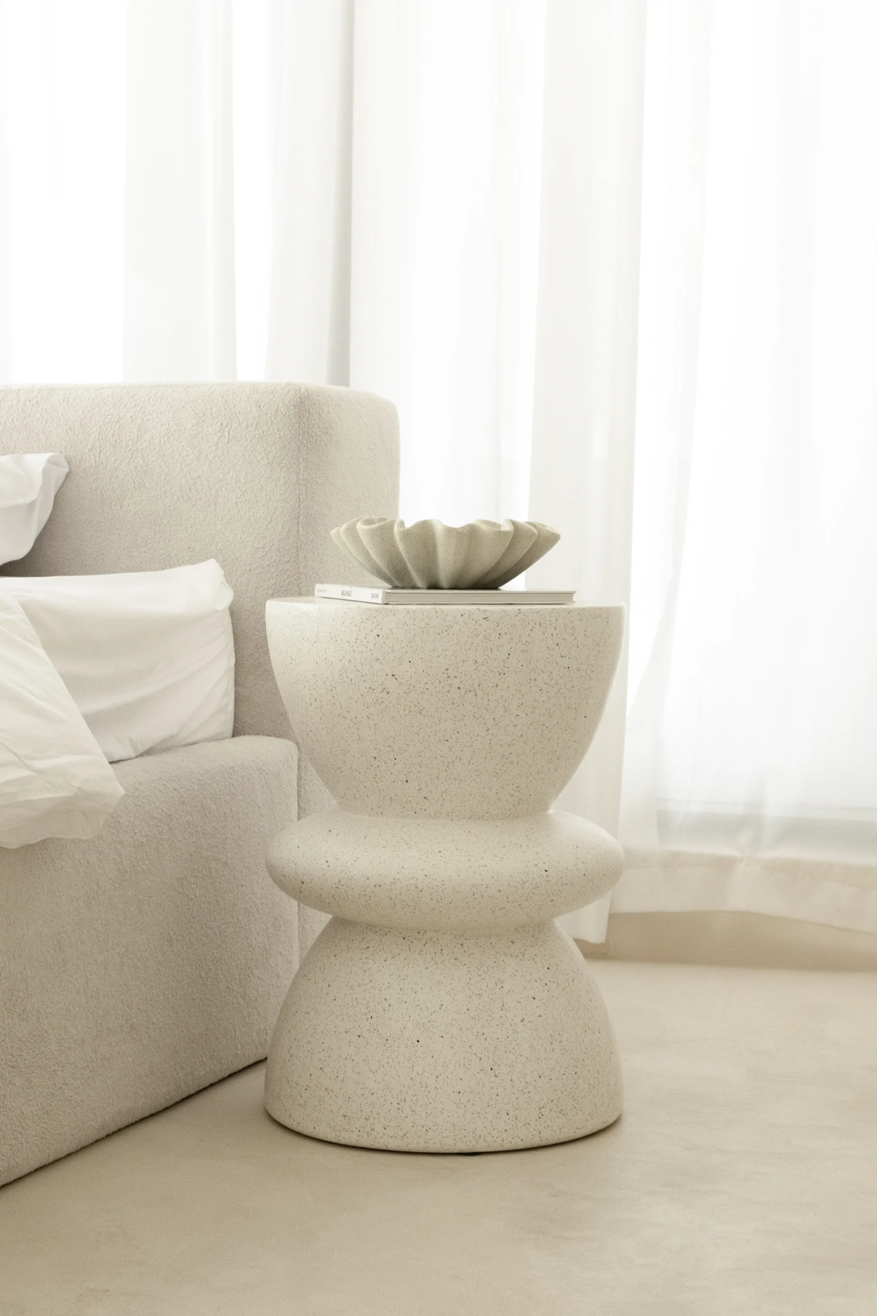 Faro Terrazzo Concrete Side Table