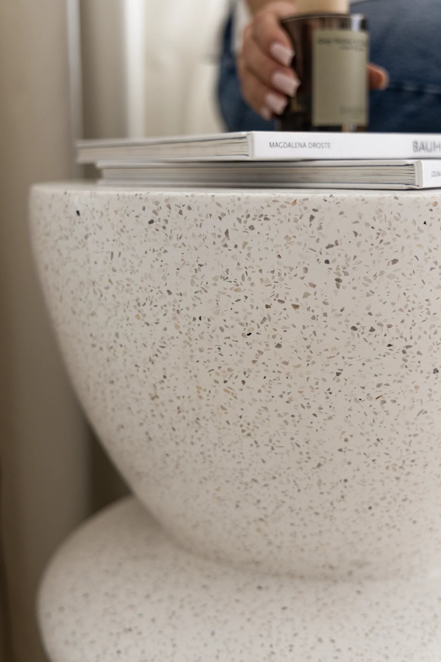 Faro Terrazzo Concrete Side Table