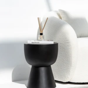Hilary Black Concrete Side Table