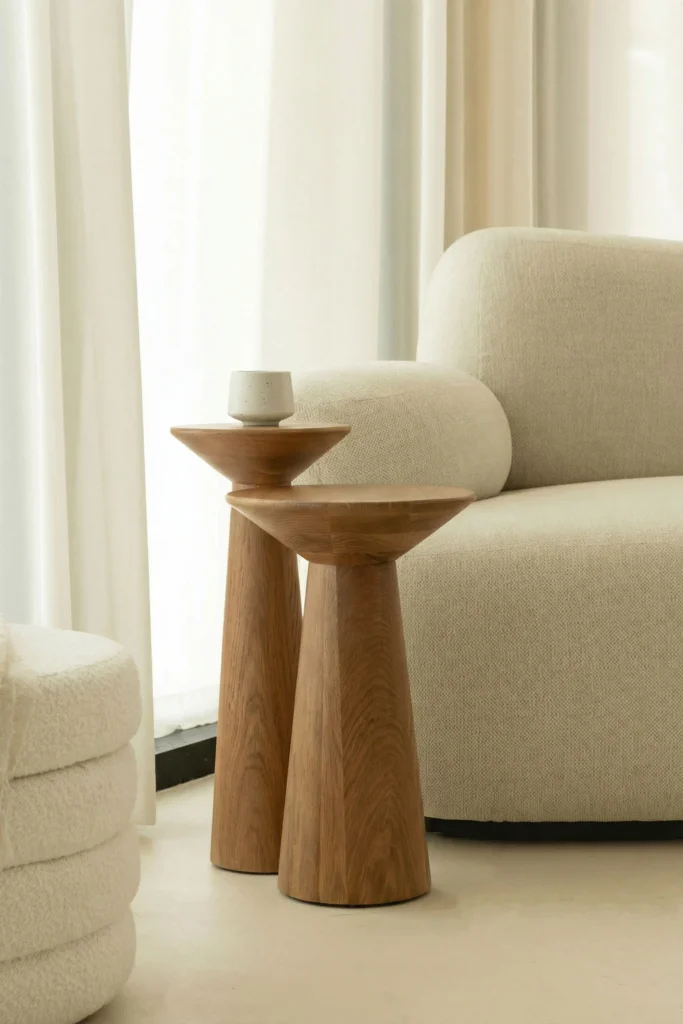 Jace Natural Wood Side Table