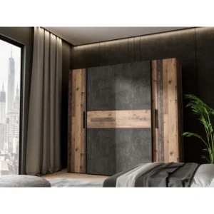 Koran 4 Door Manufactured Wood Wardrobe