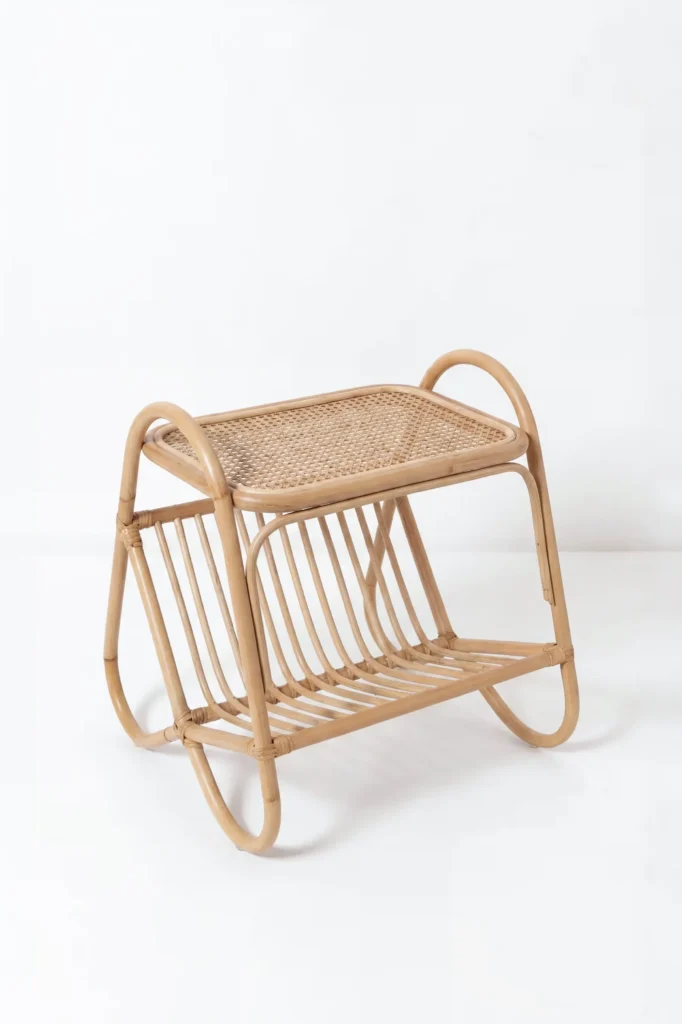 Livo Curve Rattan Side Table
