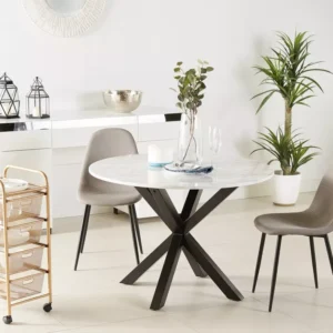 Nordic 6-Seater Ceramic Top Dining Table