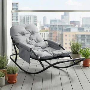 Single Steel Rocking Chair