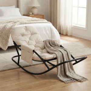 Single Steel Tube Rocking Chair
