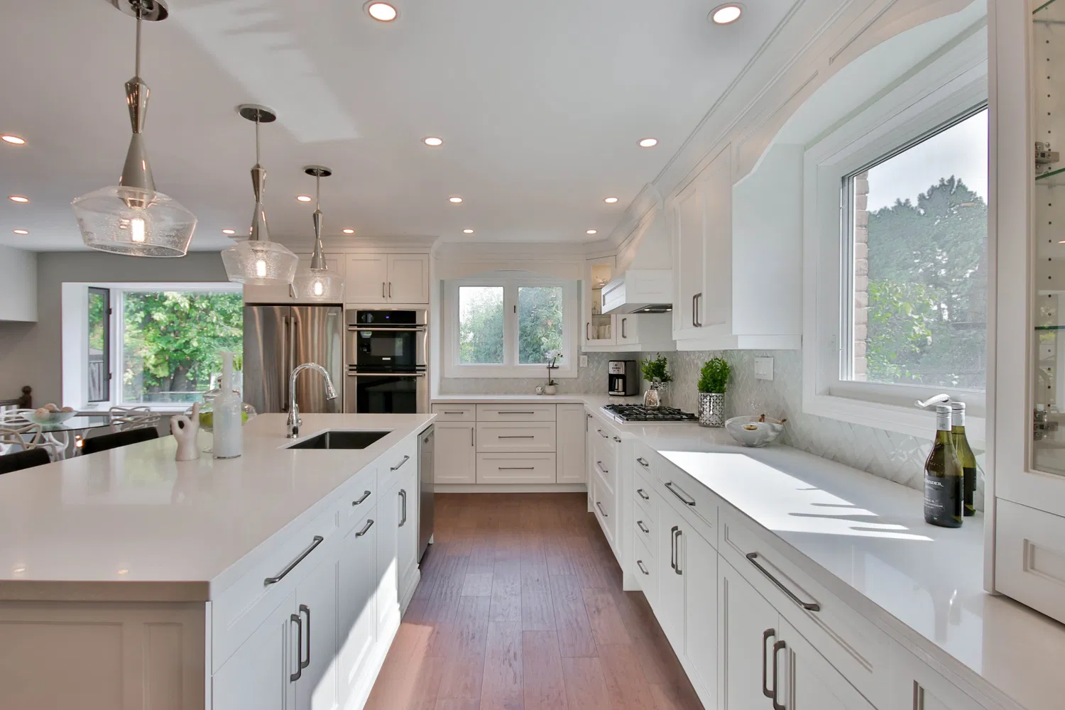 Affordable Customized Design 2 PAC Finish Shaker Style Modular Kitchen Cabinets - Image 2