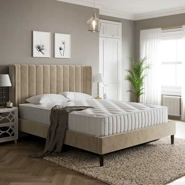 Alara Pleated Ottoman Bed
