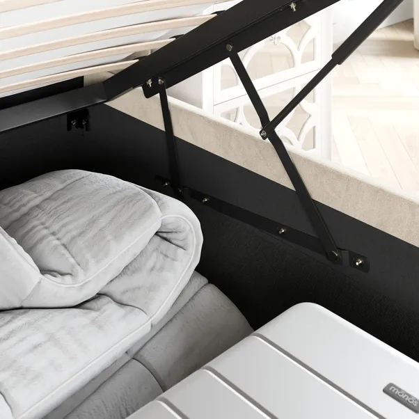 Alara Pleated Ottoman Bed