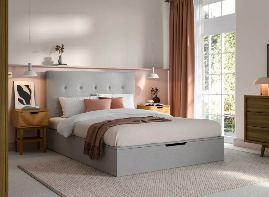 Ashfield Upholstered Ottoman Bed