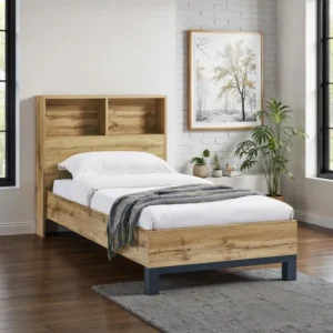 Bali Bookcase High Back Bed