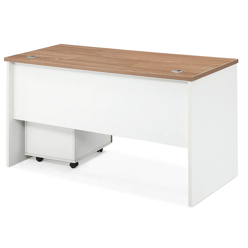 Brown Teak Office Desk