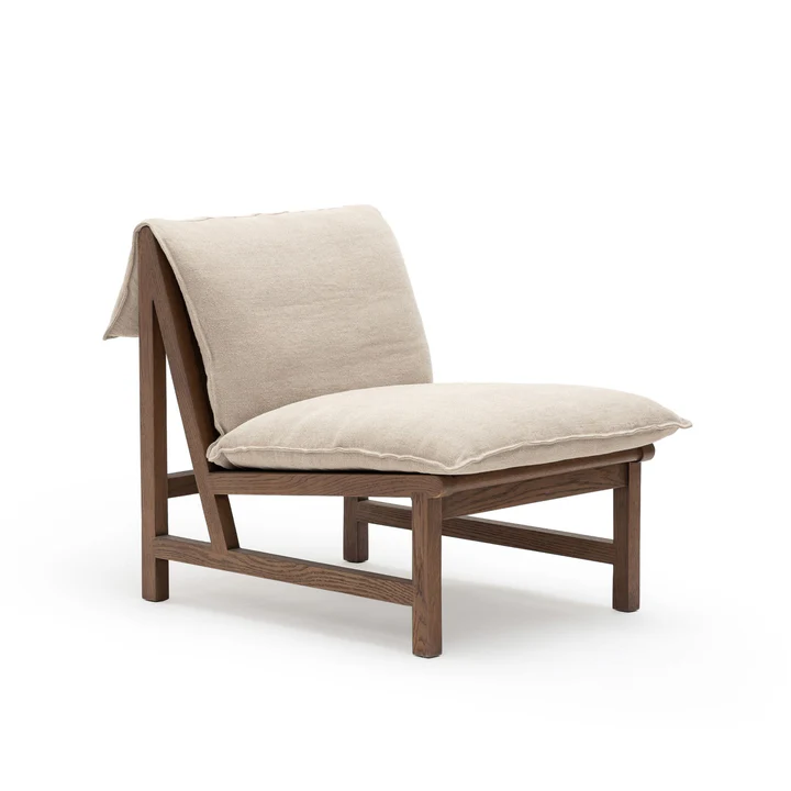 Cantaloupe Chair Latte Oak & Jute