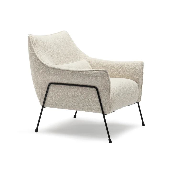 Kubik Accent Chair Ivory Bouclé