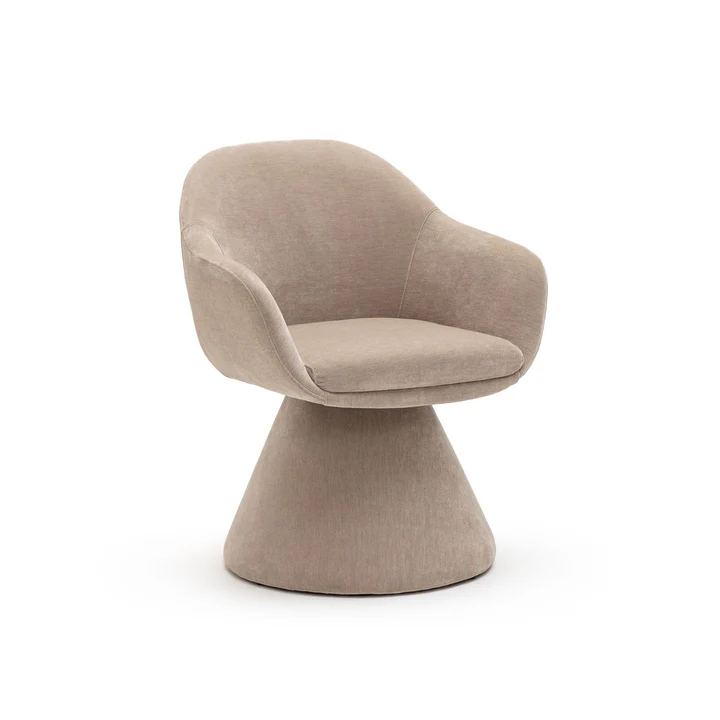 Louis Swivel Chair Mushroom