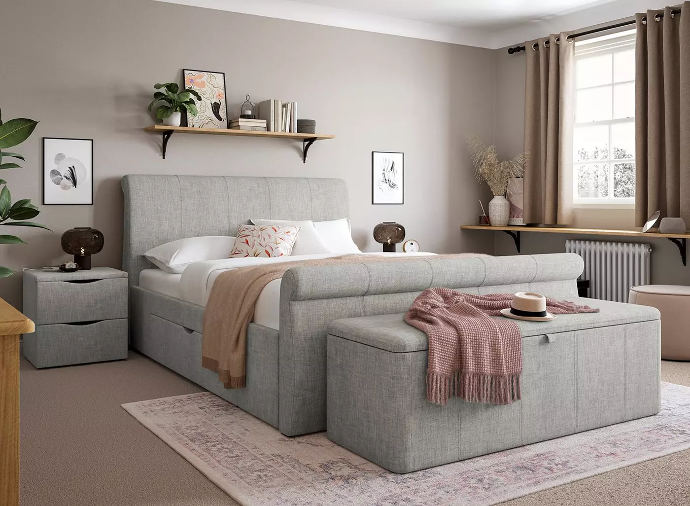 Lucia Upholstered Bed