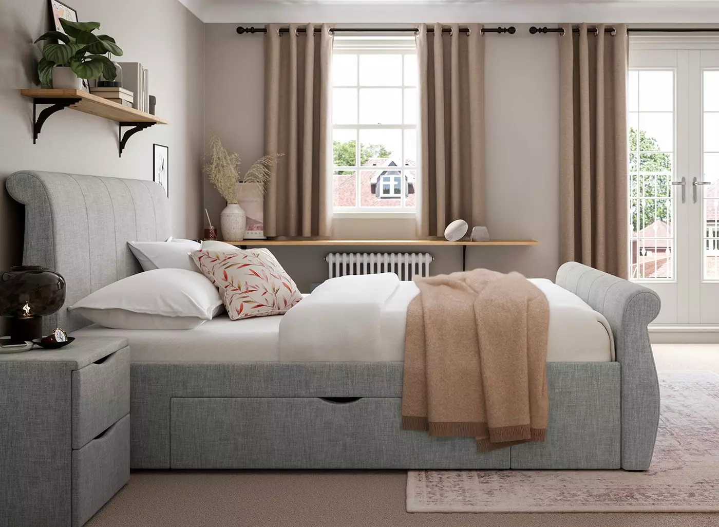 Lucia Upholstered Bed