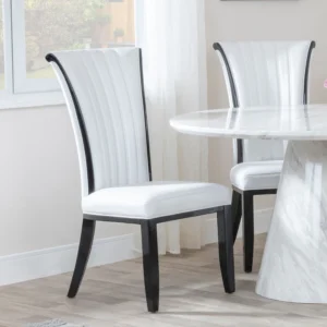 Millazo Dining Chair - Black Leather