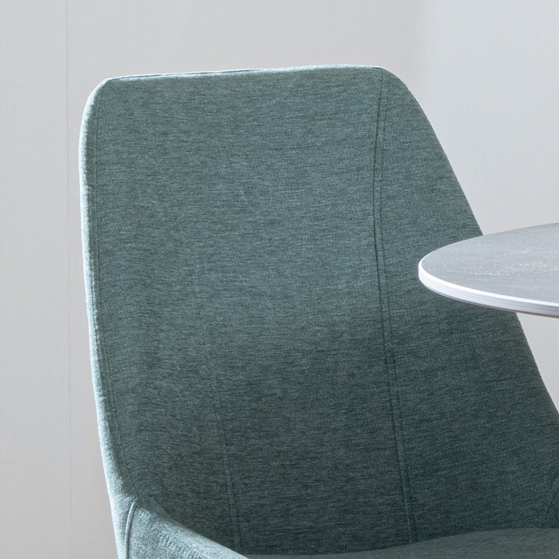 Rovereto Dining Chair - Green Fabric - Image 2