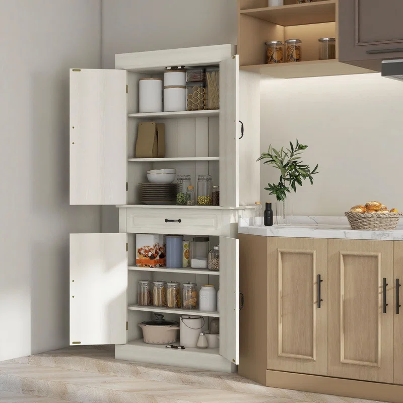 Tangerine 180cm Kitchen Cabinet