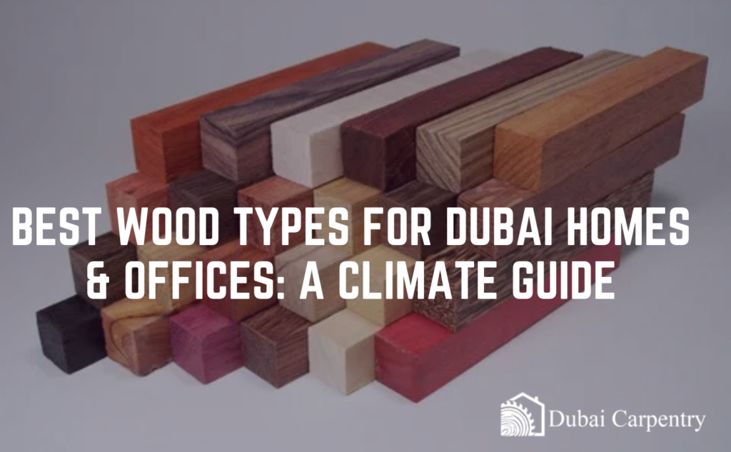 Best Wood Types for Dubai Homes & Offices A Climate Guide