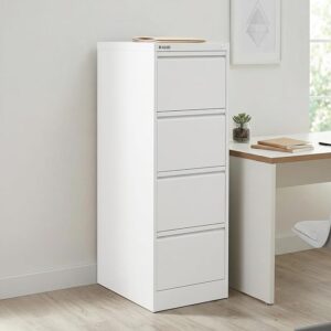 RIGID Vertical Steel Filing Cabinet with 4 Drawers for Legal Size