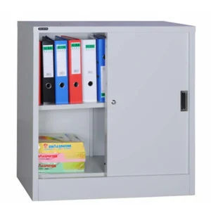 Steel Sliding Door Low Height Cupboard, Heavy Duty